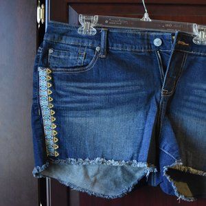 NWOT Torrid Short Shorts with Stitching sz 16